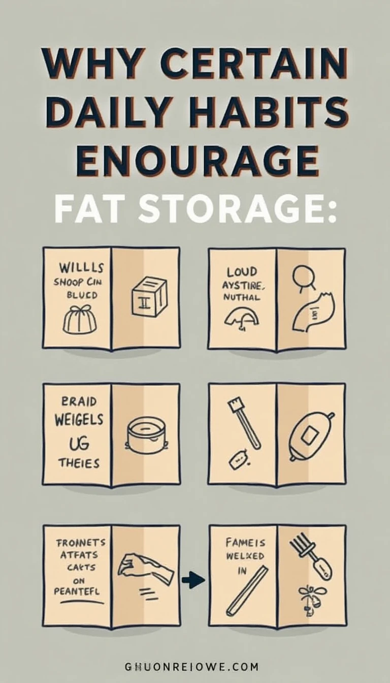 Hidden lifestyle habits like late-night eating, poor sleep, and snacking keeping body in fat storage mode